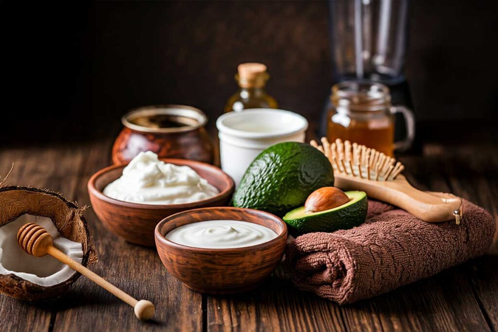 Avocado für eine Avocado Kokosöl Haarmaske